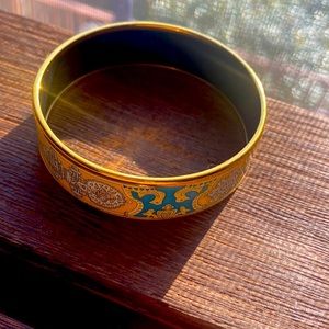 Hermes bangle blue and yellow (missing box)